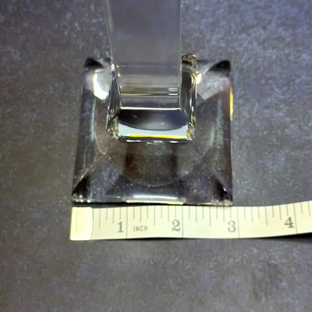 Villeroy & Boch Siena 8” 24% Lead Crystal Candlestick Candle Holder Austria EUC